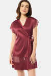 Amante Polyamide Robe - Rio Red — thumbnail 1